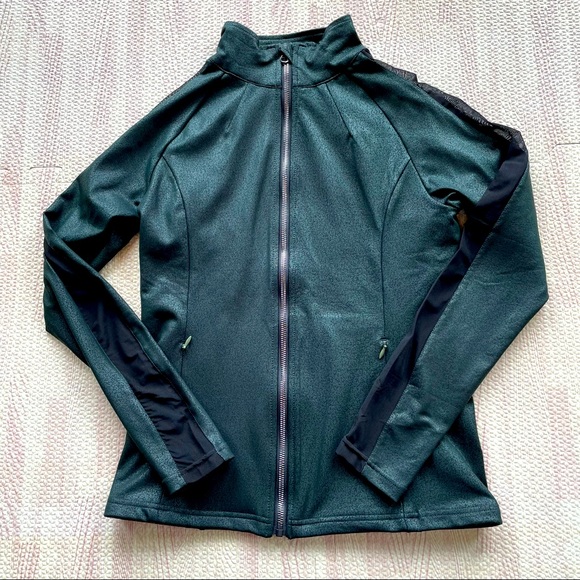 ELECTRIC YOGA Coil Green Faux Leather Jacket Small - Picture 2 of 11